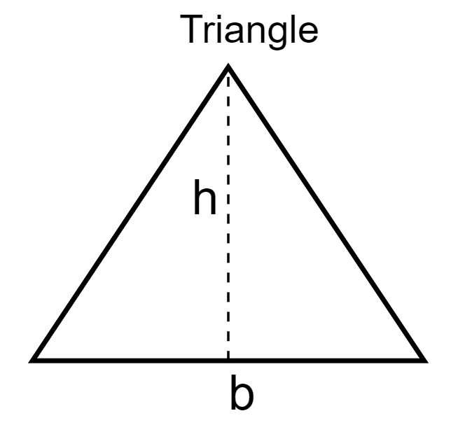 An image of a triangle.