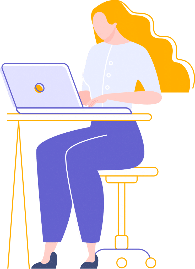woman on laptop