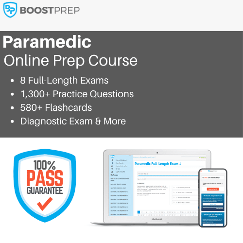 An image showing the BoostPrep Paramedic Prep Course product