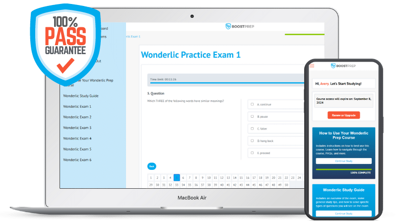 BoostPrep Wonderlic Prep Course Product Featured Image