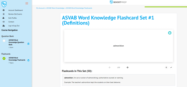 ASVAB Prep Course | Full-Length Exams, Flashcards, &amp; More